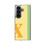 クリアケース［ オリジナル - initial color line - X yellow ］
