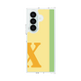 クリアケース［ オリジナル - initial color line - X yellow ］