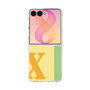 クリアケース［ オリジナル - initial color line - X yellow ］