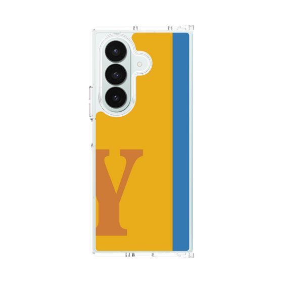 クリアケース［ オリジナル - initial color line - Y orange ］