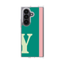 クリアケース［ オリジナル - initial color line - Y green ］