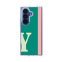 クリアケース［ オリジナル - initial color line - Y green ］