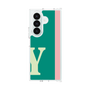 クリアケース［ オリジナル - initial color line - Y green ］