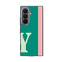 クリアケース［ オリジナル - initial color line - Y green ］