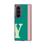 クリアケース［ オリジナル - initial color line - Y green ］