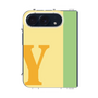 クリアケース［ オリジナル - initial color line - Y yellow ］