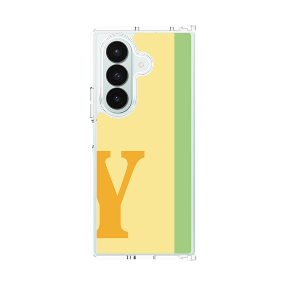 クリアケース［ オリジナル - initial color line - Y yellow ］