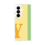 クリアケース［ オリジナル - initial color line - Y yellow ］