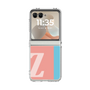 クリアケース［ オリジナル - initial color line - Z pink ］