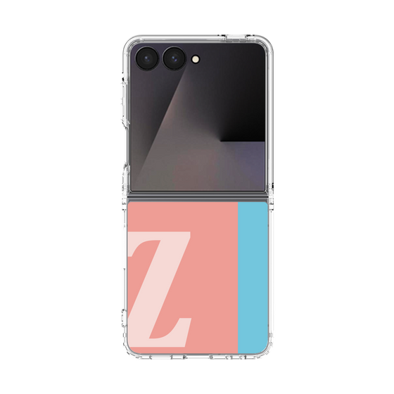 クリアケース［ オリジナル - initial color line - Z pink ］