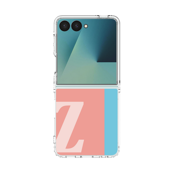クリアケース［ オリジナル - initial color line - Z pink ］