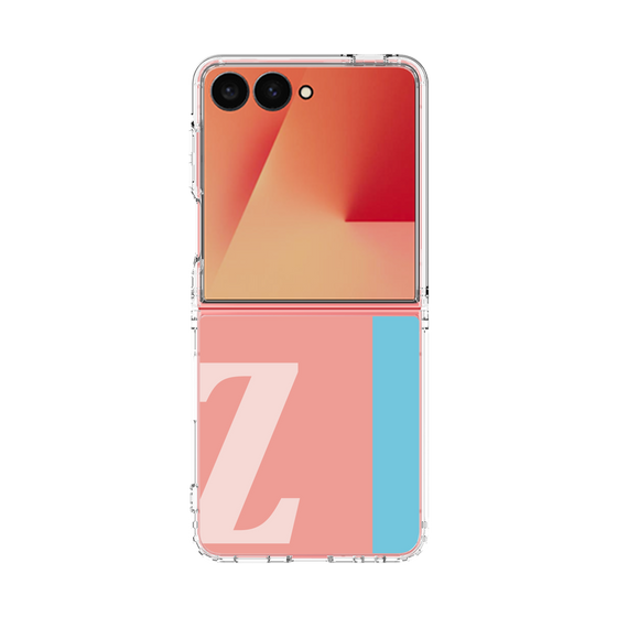 クリアケース［ オリジナル - initial color line - Z pink ］
