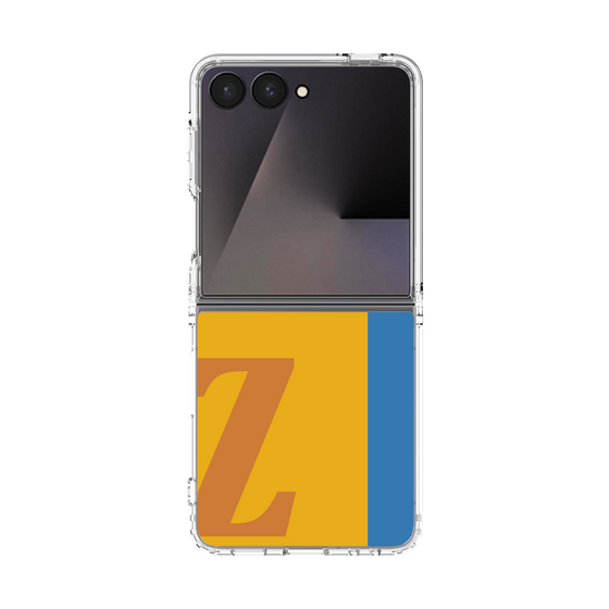 クリアケース［ オリジナル - initial color line - Z orange ］