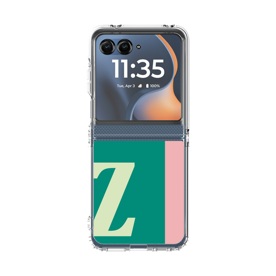 クリアケース［ オリジナル - initial color line - Z green ］