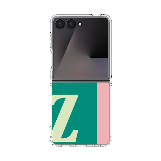 クリアケース［ オリジナル - initial color line - Z green ］