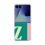 クリアケース［ オリジナル - initial color line - Z green ］