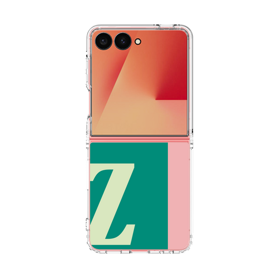 クリアケース［ オリジナル - initial color line - Z green ］