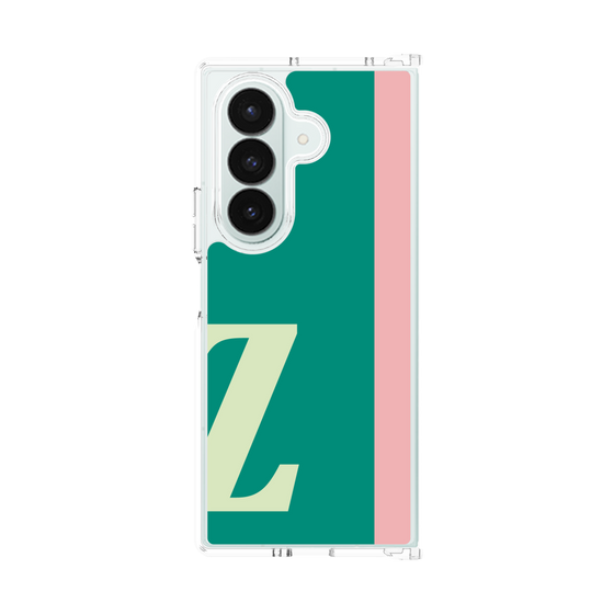 クリアケース［ オリジナル - initial color line - Z green ］