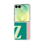 クリアケース［ オリジナル - initial color line - Z green ］