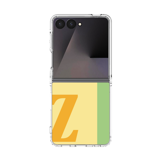 クリアケース［ オリジナル - initial color line - Z yellow ］