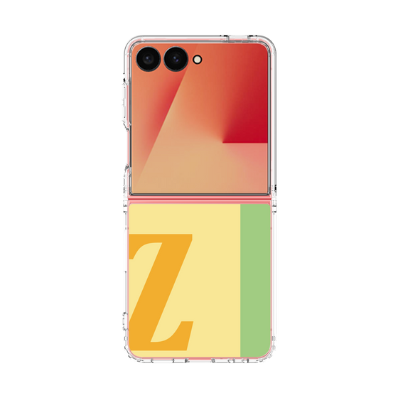 クリアケース［ オリジナル - initial color line - Z yellow ］