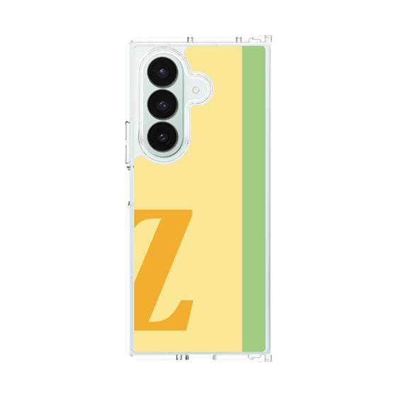 クリアケース［ オリジナル - initial color line - Z yellow ］