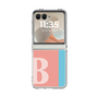 クリアケース［ オリジナル - initial color line - B pink ］