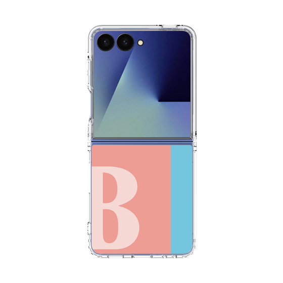 クリアケース［ オリジナル - initial color line - B pink ］