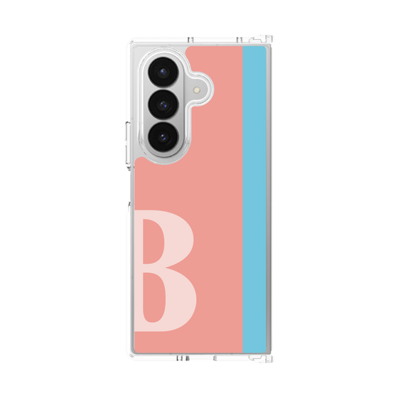 クリアケース［ オリジナル - initial color line - B pink ］