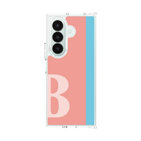 クリアケース［ オリジナル - initial color line - B pink ］