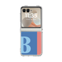 クリアケース［ オリジナル - initial color line - B blue ］