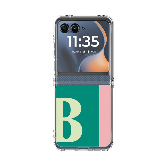 クリアケース［ オリジナル - initial color line - B green ］