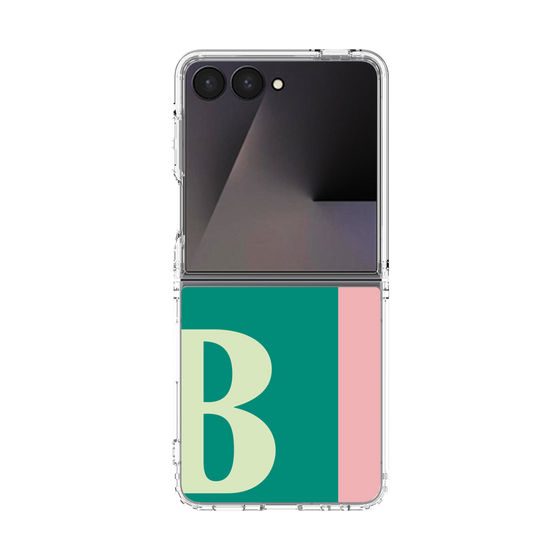 クリアケース［ オリジナル - initial color line - B green ］