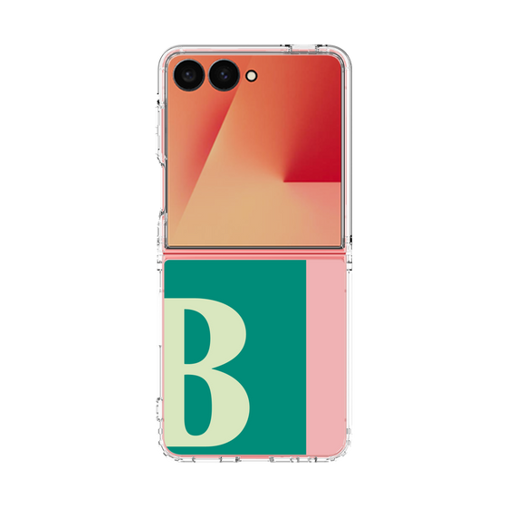 クリアケース［ オリジナル - initial color line - B green ］