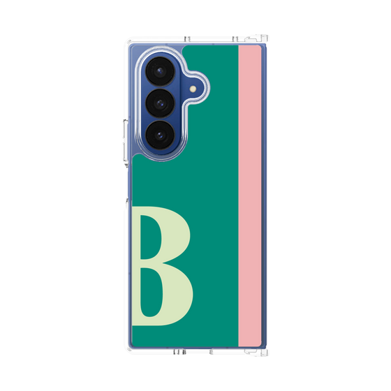 クリアケース［ オリジナル - initial color line - B green ］