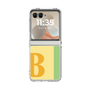 クリアケース［ オリジナル - initial color line - B yellow ］