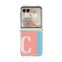 クリアケース［ オリジナル - initial color line - C pink ］