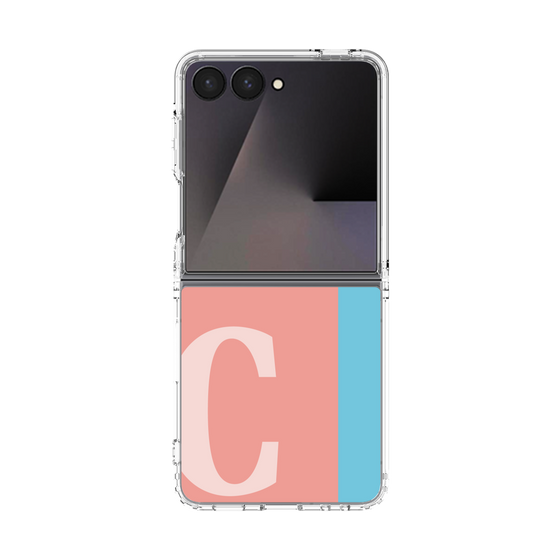 クリアケース［ オリジナル - initial color line - C pink ］