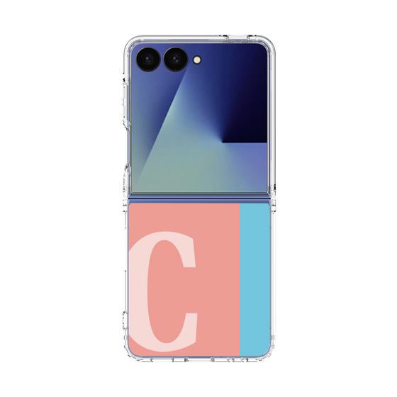 クリアケース［ オリジナル - initial color line - C pink ］
