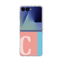 クリアケース［ オリジナル - initial color line - C pink ］