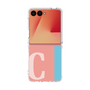 クリアケース［ オリジナル - initial color line - C pink ］