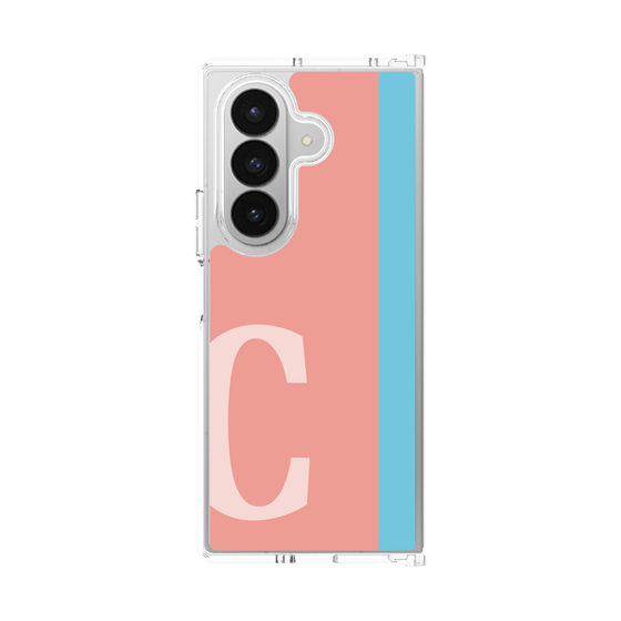 クリアケース［ オリジナル - initial color line - C pink ］