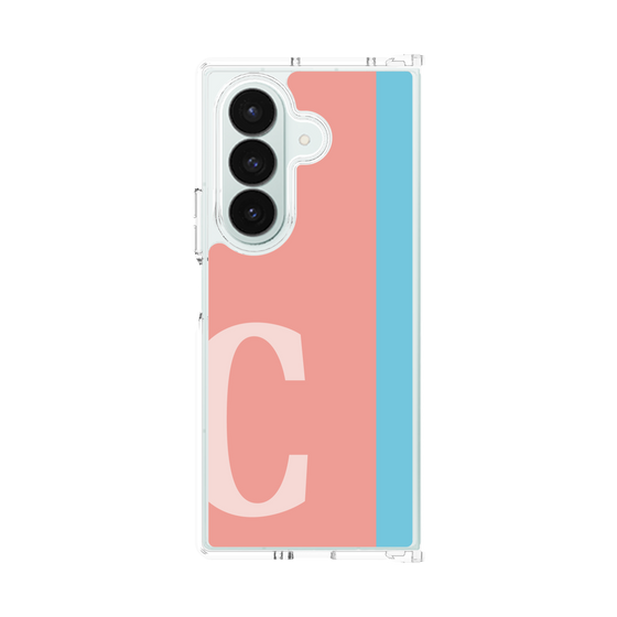 クリアケース［ オリジナル - initial color line - C pink ］