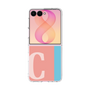 クリアケース［ オリジナル - initial color line - C pink ］