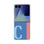 クリアケース［ オリジナル - initial color line - C blue ］