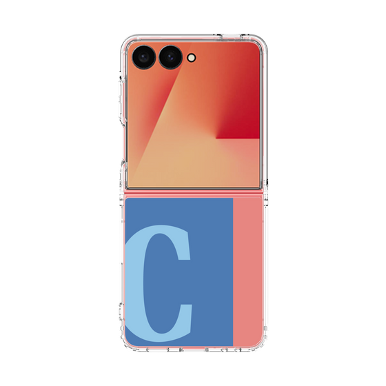 クリアケース［ オリジナル - initial color line - C blue ］