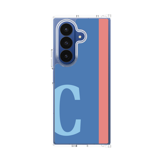 クリアケース［ オリジナル - initial color line - C blue ］