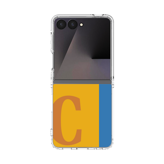 クリアケース［ オリジナル - initial color line - C orange ］