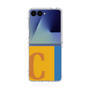 クリアケース［ オリジナル - initial color line - C orange ］