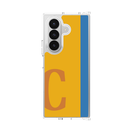 クリアケース［ オリジナル - initial color line - C orange ］